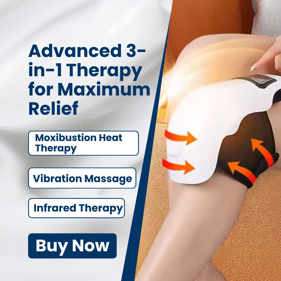 Oscilix® Knee Massager with Heat and Vibration