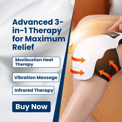 Oscilix® Knee Massager with Heat and Vibration