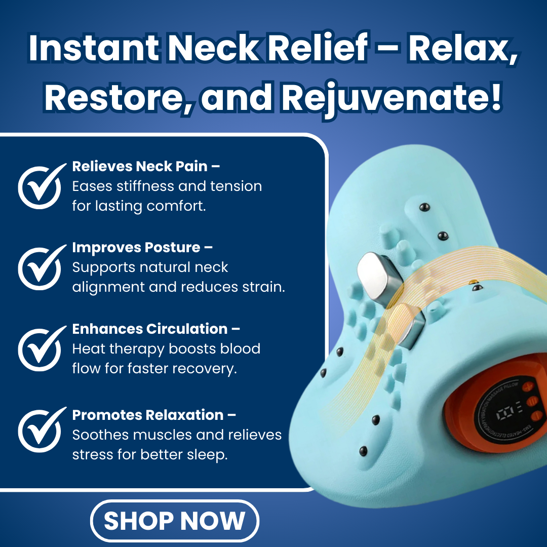 Oscilix Neck Massager – Soothing Relief for Neck Pain & Muscle Tension